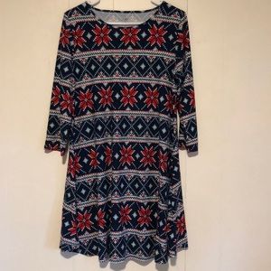 Comfortable Patterned Dress
